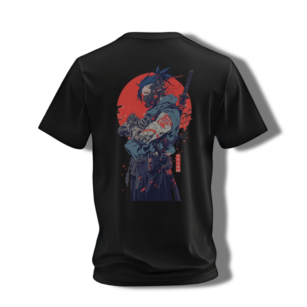 Samurai-Anime-T-shirt-Wear - Image 2